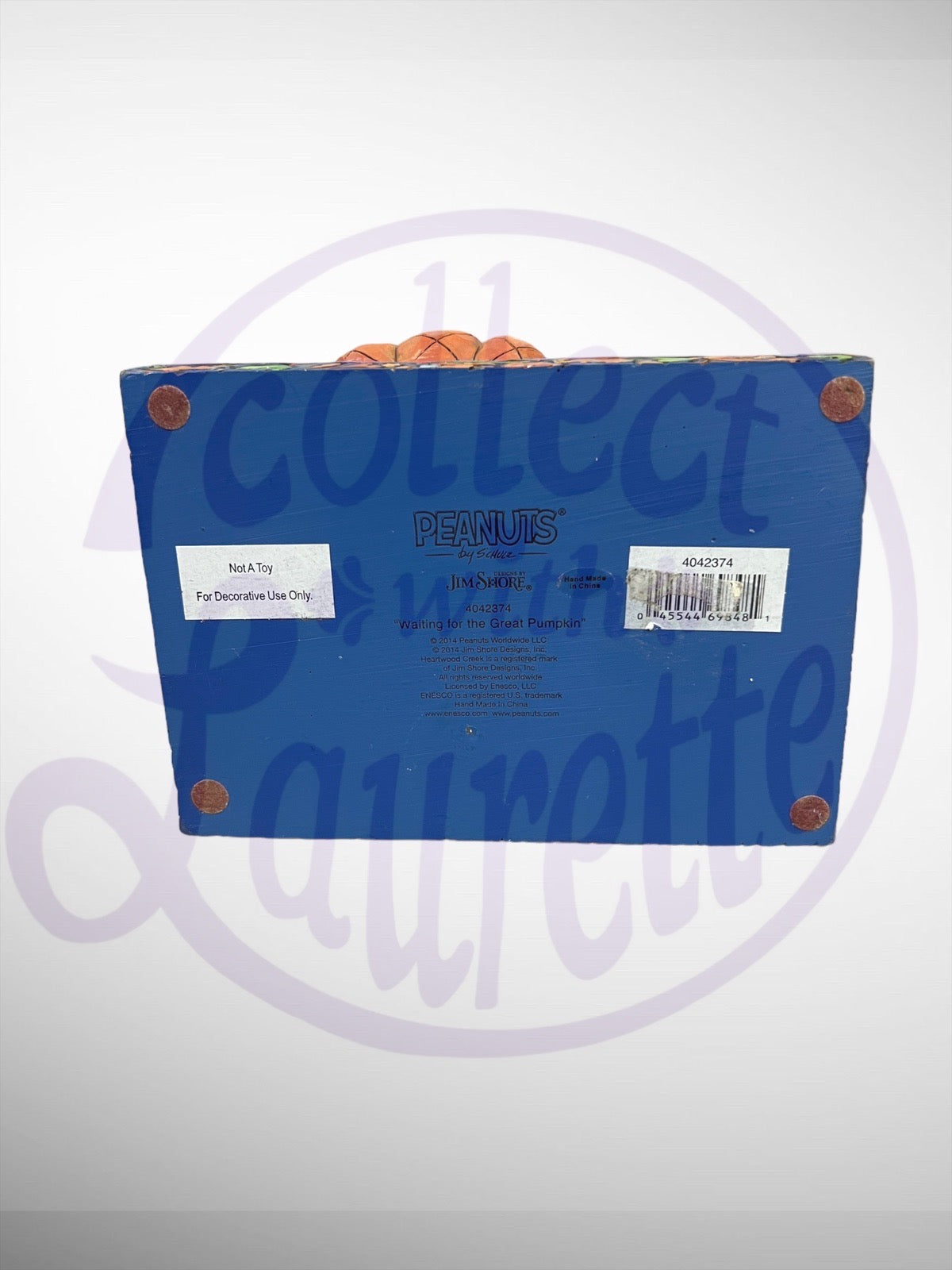 Jim Shore Peanuts - Waiting for the Great Pumpkin Linus Sally Halloween Figurine (No Box)